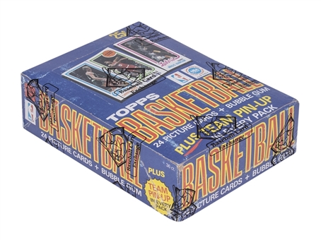 1980-81 Topps Basketball Unopened Wax Box (36 Packs) - BBCE Certified